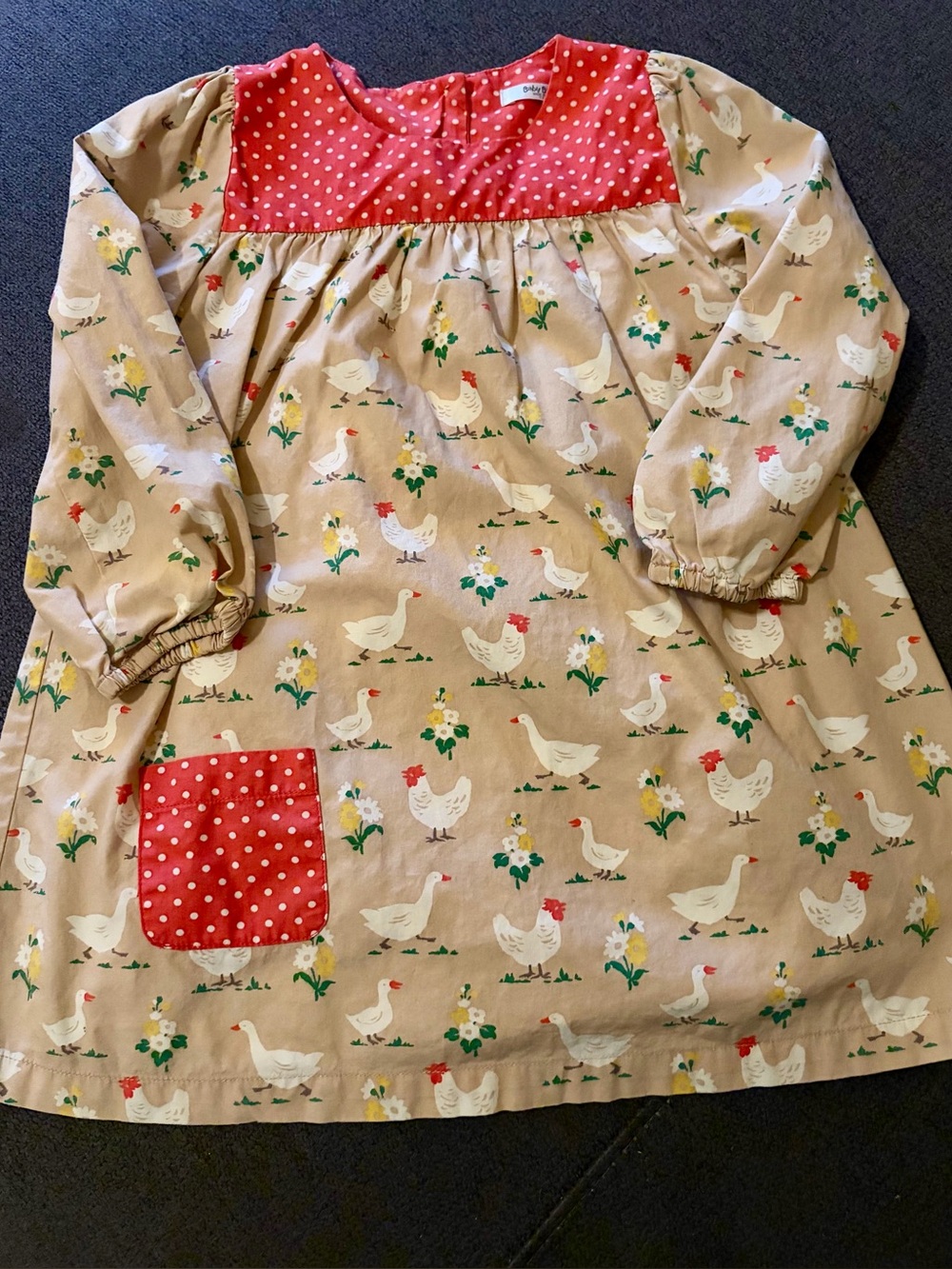 Baby Boden  Chicken Print  Dress